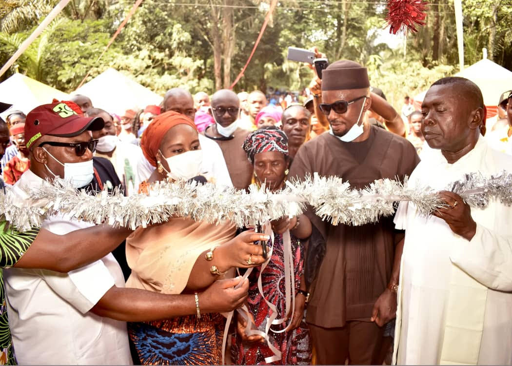 An address presented by Amaraya foundation on the occasion on the commissioning of a house built for Mrs Celine Idigbo